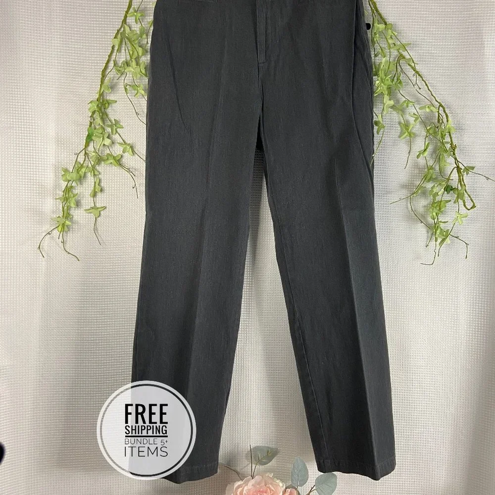 Dockers Womens Size 6 M Petite Gray Stretch Pants